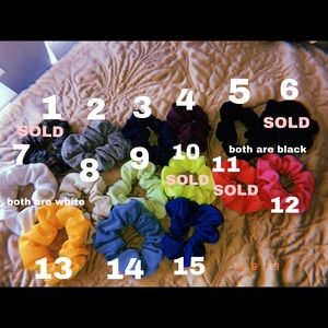 Vsco SCRUNCHIES!!!!🤙🏽🌺